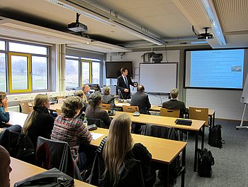Vortrag im Rahmen der SWZ-Ringvorlesung, Foto: A. Herzog