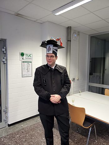 Andreas Richter, Koordinator des KEIKO-Projektes, nach erfolgreicher Promotion zum Dr.-Ing.